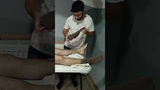 FRONT LEG RELAXING MASSAGE THERAPY WITH LEGENDARY TECHNIQUES relaxing asmr shorts massage [upl. by Notsgnal]