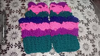 How To Crochet Beautiful Gloves  Crochet Wool Ideas 🧤🧤💐❤️ [upl. by Messab]