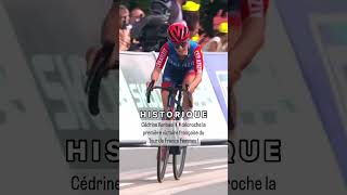 🇫🇷 HISTORIQUE Cédrine Kerbaol  cycling shorts tourdefrance [upl. by Eladnwahs458]