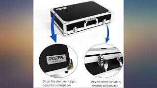 Ghost Fire Guitar Multi Effect Pedal Case 179x116x42in with Pedal Mounting Tape review [upl. by Nuarb]