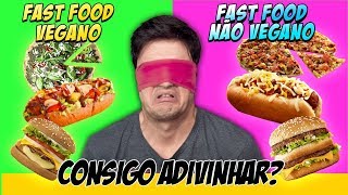 FAST FOOD VEGANO vs NÃO VEGANO Consigo acertar 10 [upl. by Ettolrahs542]