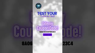 🎓 Free Tableau Skill Test Course LimitedTime Udemy Coupon Code 🔥 [upl. by Lesslie856]