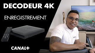 DECODEUR 4KUHD  comment utiliser la fonction enregistrement [upl. by Lhok907]