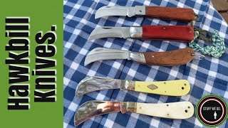 Hawkbill knives a few of my favourites [upl. by Joni]