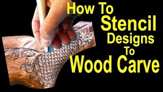 Learn How to Stencil Wood Carving Power Carving 400xs Engraving [upl. by Monroe]