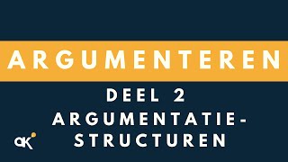 Argumenteren argumentatiestructuren 24 [upl. by Dorsey]