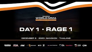 GAMMA  World MMA Championships 2023  Day 1  Rage 1 [upl. by Akemal360]