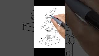 Drawing Microscope howtodraw scienceeducation microscope [upl. by Dettmer]