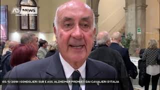 05112019  GONDOLIERI SUB E ASS ALZHEIMER PREMIATI DAI CAVALIERI DITALIA [upl. by Oiramat]