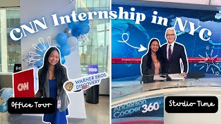 Last Week in NYC CNN Internship NYC Office Tour Anderson Cooper 360 [upl. by Sherrie]