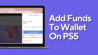 How To Add Funds To Wallet On PS5  Full Guide [upl. by Endys]