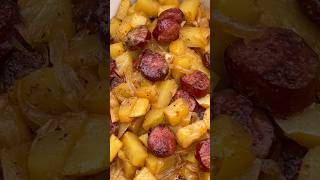 Fried Potatoes amp Sausage [upl. by Anees453]