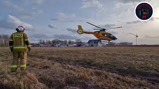 🔴 Ratownik12  Start z pacjentem Dawidy Bankowe hems lpr strażacy [upl. by Meuser]