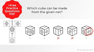 Eleven Plus Non Verbal Reasoning  Nets Part 1 [upl. by Giorgia]