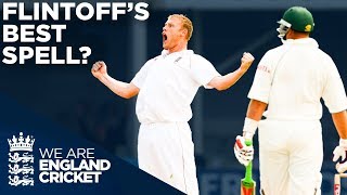 Flintoffs Best Ever Bowling Spell In Test Cricket  South Africa v England  England Cricket 2020 [upl. by Sharpe]