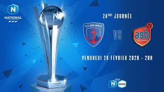 24e journée  Concarneau  Béziers I National FFF 20192020 [upl. by Arym924]