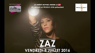 ZAZ CONCERT quotFestival Live Des Brumesquot 2016 [upl. by Modern]