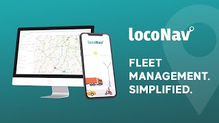 Fleet Management Solutions  Track Your Vehicle  Smart GPS Tracking Device  Telematics  LocoNav [upl. by Amled]