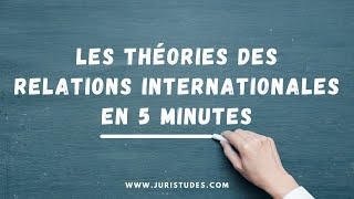 Les théories des relations internationales en 5 minutes [upl. by Nixie]