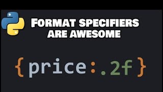 Format specifiers in Python are awesome 💬 [upl. by Desiri366]