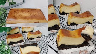 Viral Brownies burnt cheese cake oven tangkring [upl. by Farris416]