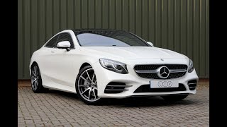 201868 Mercedes Benz S560 V8 BiTurbo AMG Line Premium  Designo Magno Cashmere White [upl. by Rajewski]