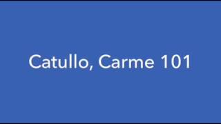 Catullo  Carme 101  Multas per gentes [upl. by Tiff]