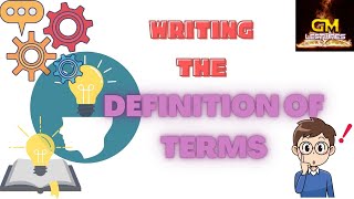 Writing the Definition of TermsGM Lectures [upl. by Houston]