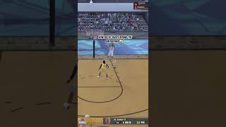 he shot behind the backboard😭 nba2k25 youtubeshorts funny [upl. by Alyhc]