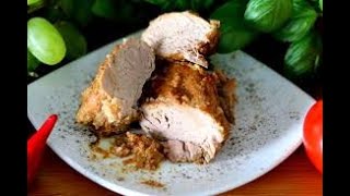 Polędwiczki wieprzowe pieczone szybkie i smaczne  Pork tenderloin recipe  MajkelGotuje [upl. by Doner]