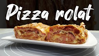 Pica rolat sa gotovim jufkama  korama Pizza rolat od gotovih kora [upl. by Neehahs468]