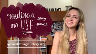 Dicas Para Passar na Residência Médica l CIRURGIA GERAL NA USP relato [upl. by Krucik]