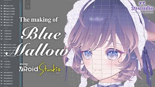 【VRoid β】The Making of BlueMallow [upl. by Tlihcox65]