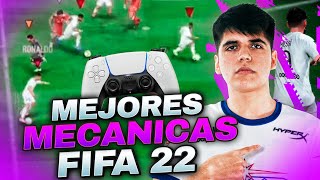 LAS MEJORES MECÁNICAS DE FIFA 22  nicolas99fc [upl. by Airoled]