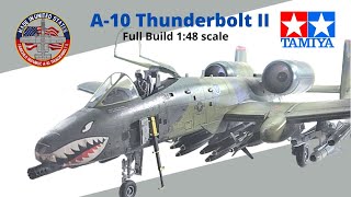 A10A Thunderbolt II full build 148 scale by Tamiya [upl. by Esma]