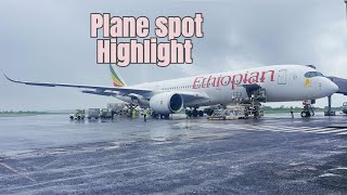 Ethiopian A350 spotting at Douala international airport [upl. by Etneciv]