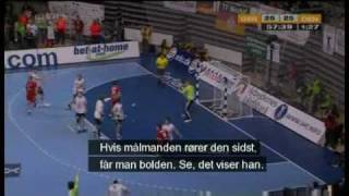 Danmark vs Tyskland  Håndbold EM 2009 [upl. by Yenffit]