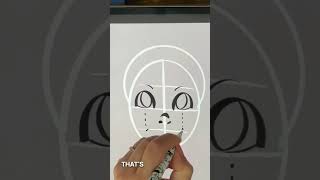 Simple Drawing Technique for Anatomically Correct Faces  How To Draw Heads [upl. by Tudor]