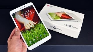 LG G Pad 83 Unboxing amp Review [upl. by Klina248]