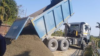 dumper loading and unloading video [upl. by Reprah]