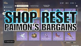 Genshin Impact SHOP RESET PAIMONS BARGAINS for June 2021 [upl. by Elleret]