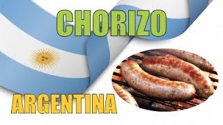 Chorizo y embutidos a la parrilla estilo argentino [upl. by Aidyn]