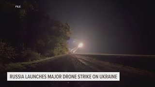 Russia launches major missile and drone attack targeting Ukraines infrastructure [upl. by Glorianna]