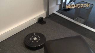 iRobot Roomba 581  Test et démonstration vidéo du robot aspirateur [upl. by Koerlin]