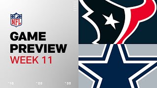 Houston Texans vs Dallas Cowboys  2024 Week 11 Game Preview [upl. by Cleti]