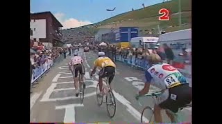 CYCLISME  TOUR DE FRANCE 1993  16 EME ETAPE  LE DERNIER KM AVEC LES COMMENTAIRES DU DIRECT [upl. by Vyky]