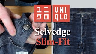 UNIQLO Stretch Selvedge Slim Fit Jeans  REVIEW [upl. by Meridel367]