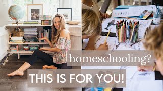 HOMESCHOOL ROUTINE 📚✨ keep the magic alive in learning  fun homeschooling ideas [upl. by Young]