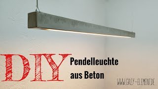 Eine Lampe selber bauen Lampe aus Beton concrete lamp DIY [upl. by Pisarik]