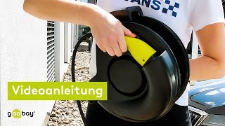 Videoanleitung für Goobay Kabelaufroller für EVLadegerät Typ 2 [upl. by Norbel358]